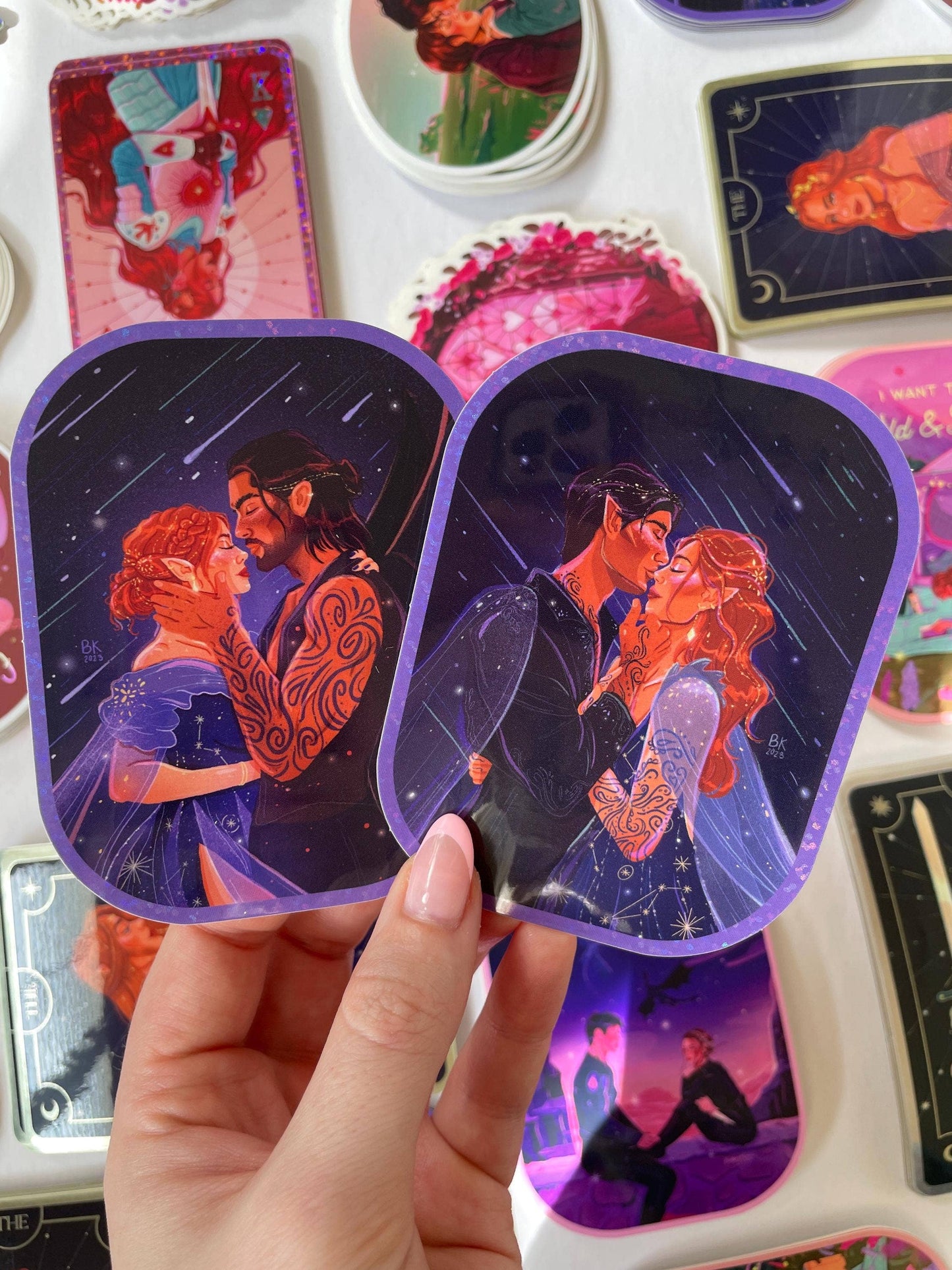 Nessian - Cassian & Nesta (Glossy Vinyl Sticker)