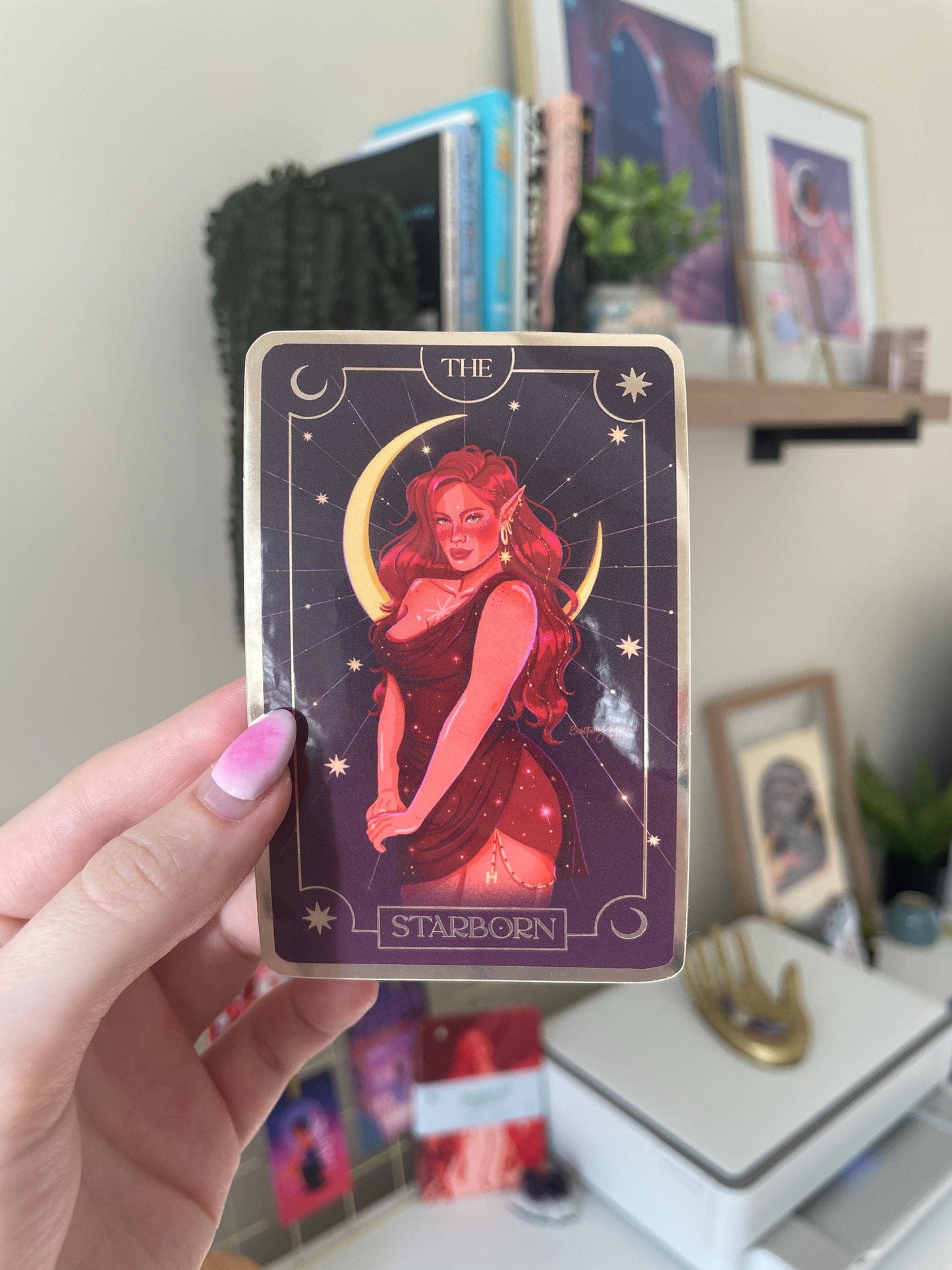 Starborn - Bryce Tarot Card (Holographic Vinyl Sticker)