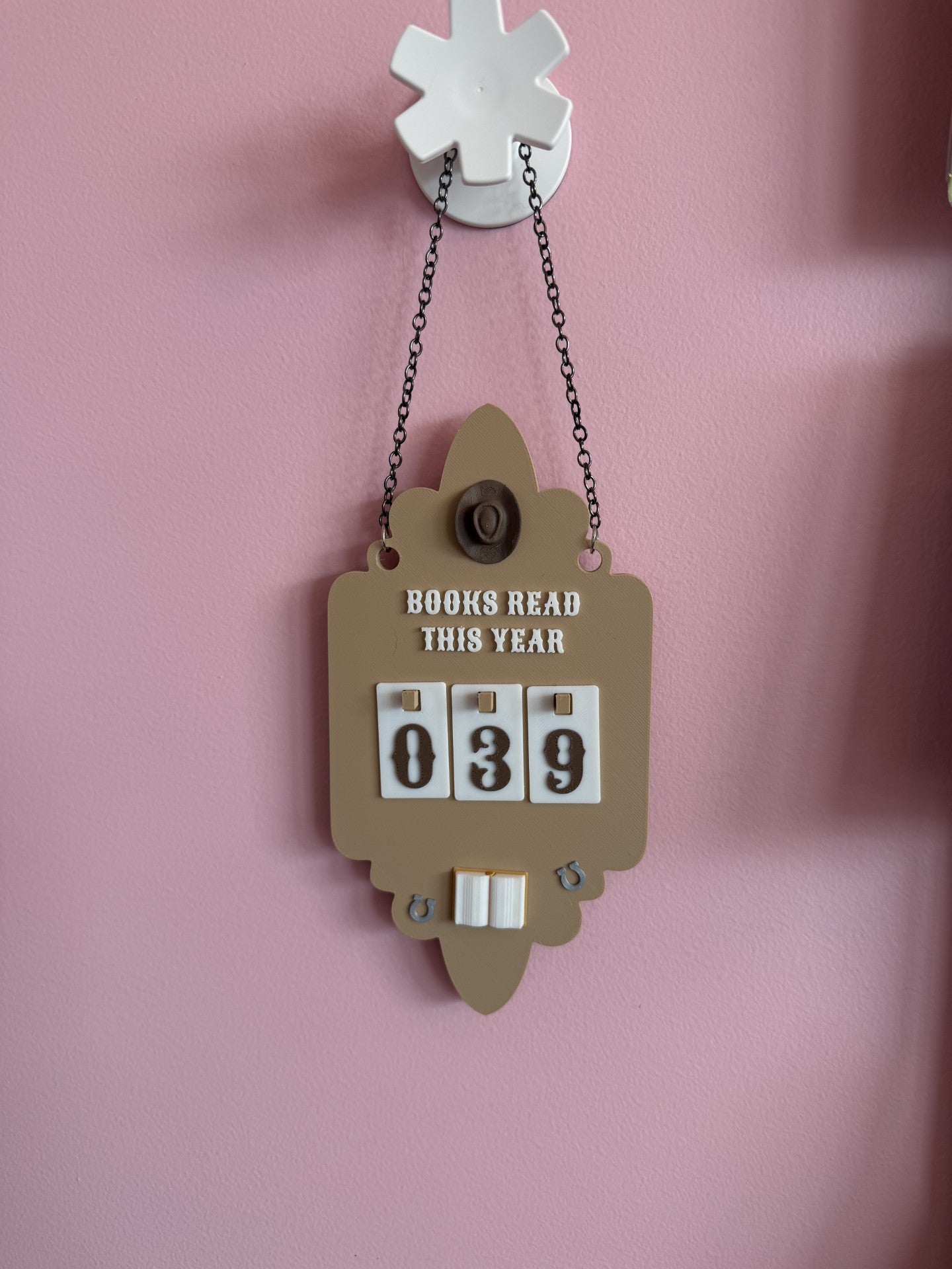 Hanging Themed Book Counter