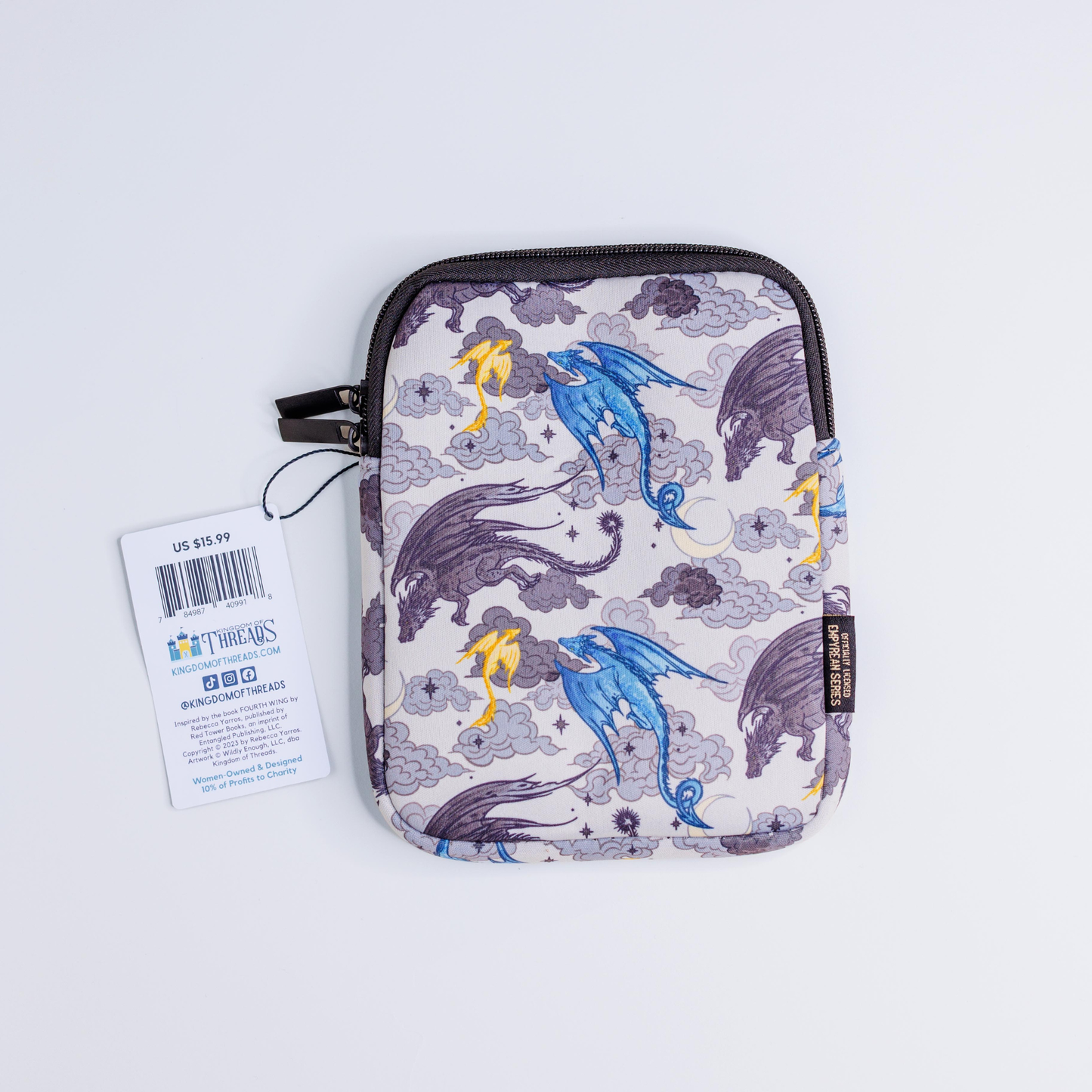 Dragon Trio - Fourth Wing- Neoprene (E-Reader/Book/Tablet Sleeve)