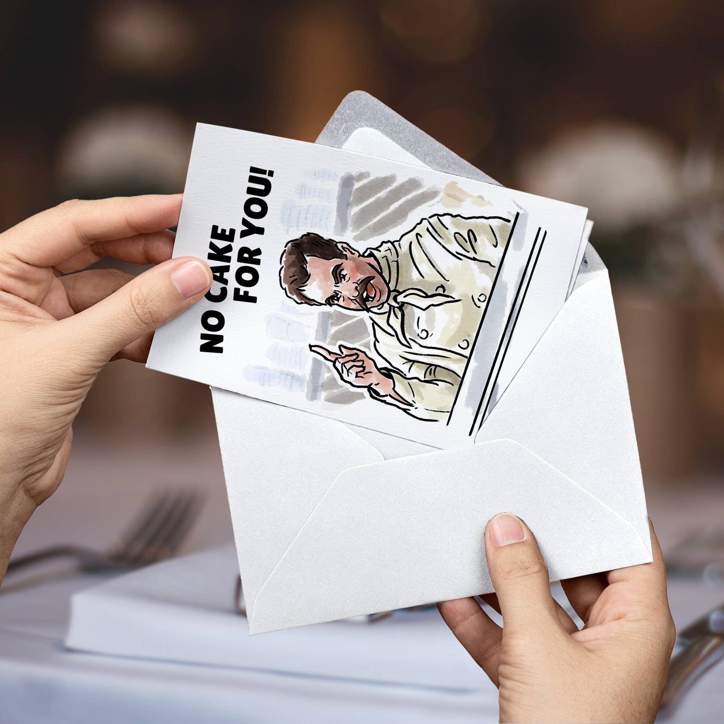 No Cake for You - Seinfeld Inspired (Birthday Card)