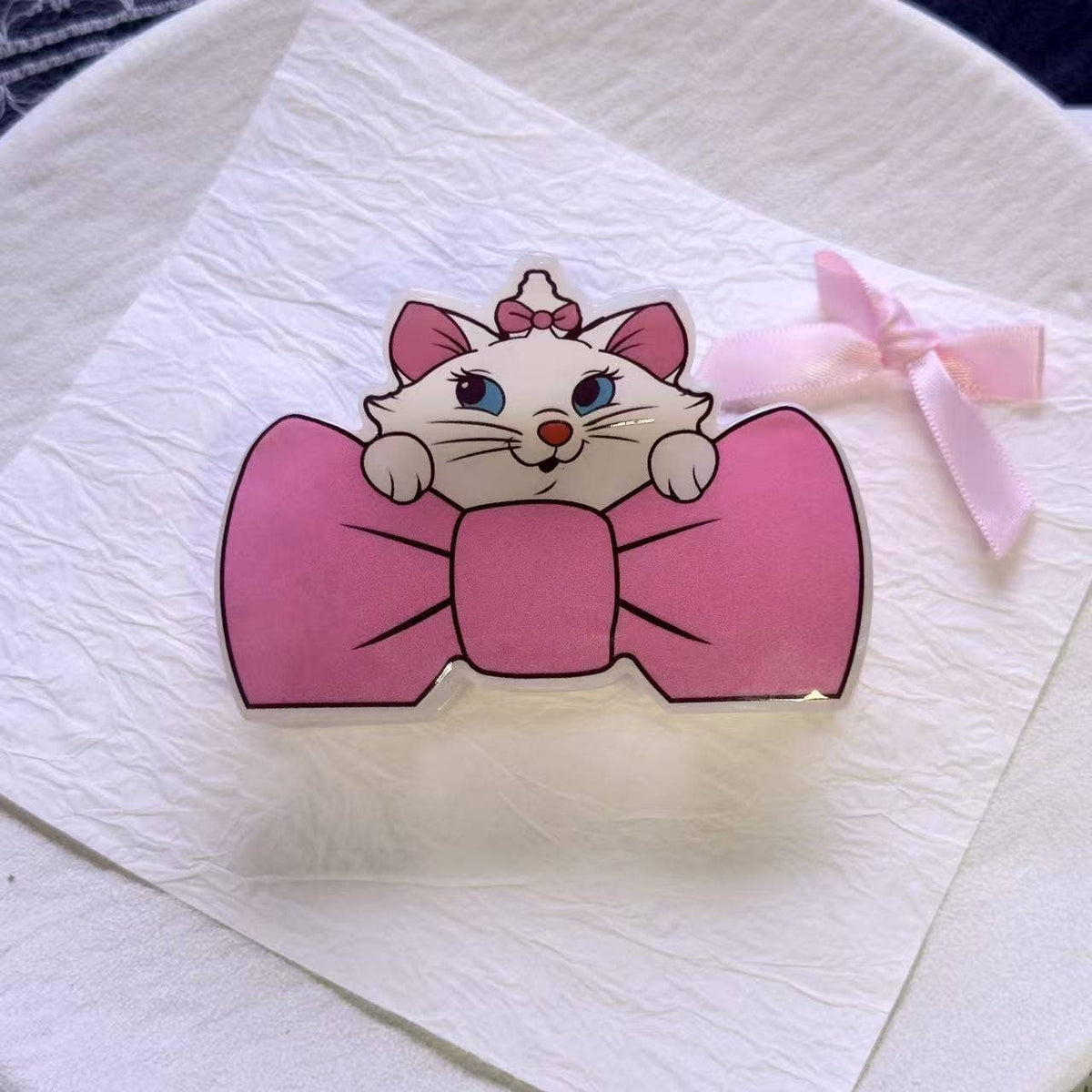 Cute Bow Cat Acetate Hair Claw Clip | Kawaii Animal Clip