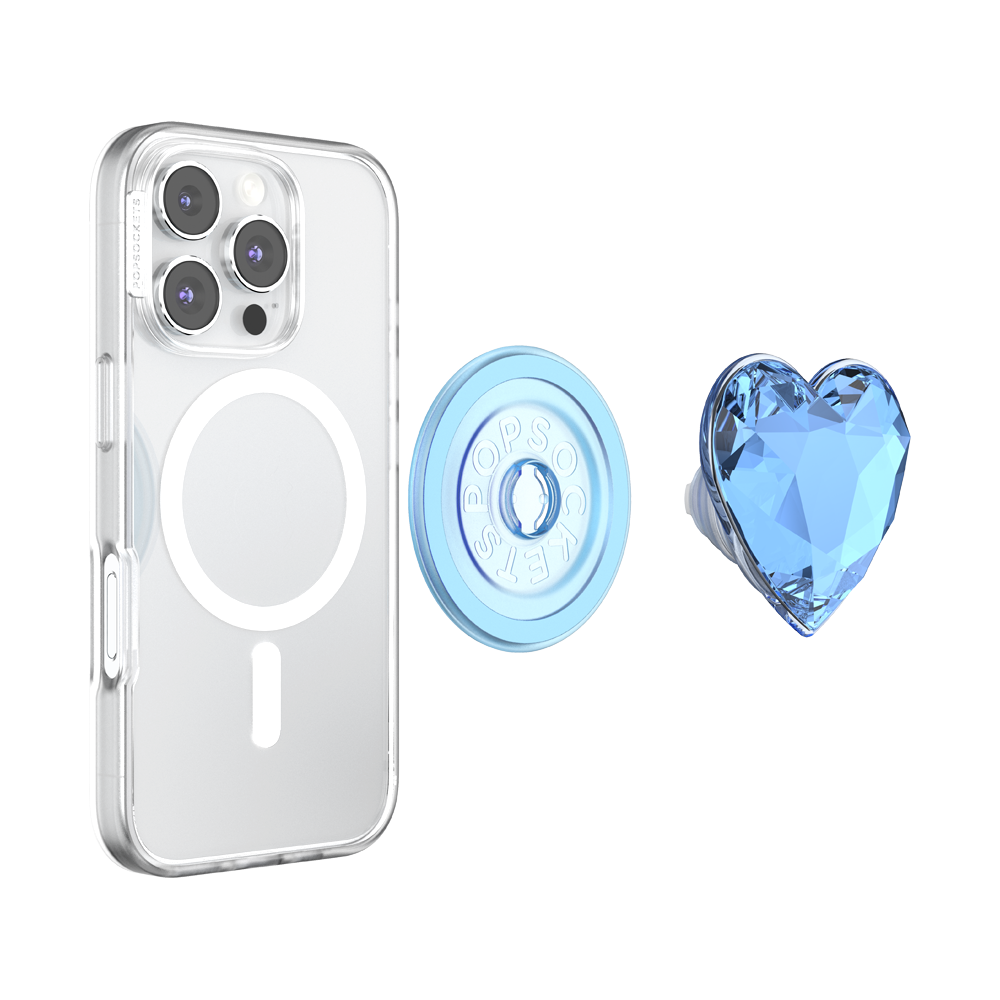 PopSockets MagSafe Dichroic Heart Frost