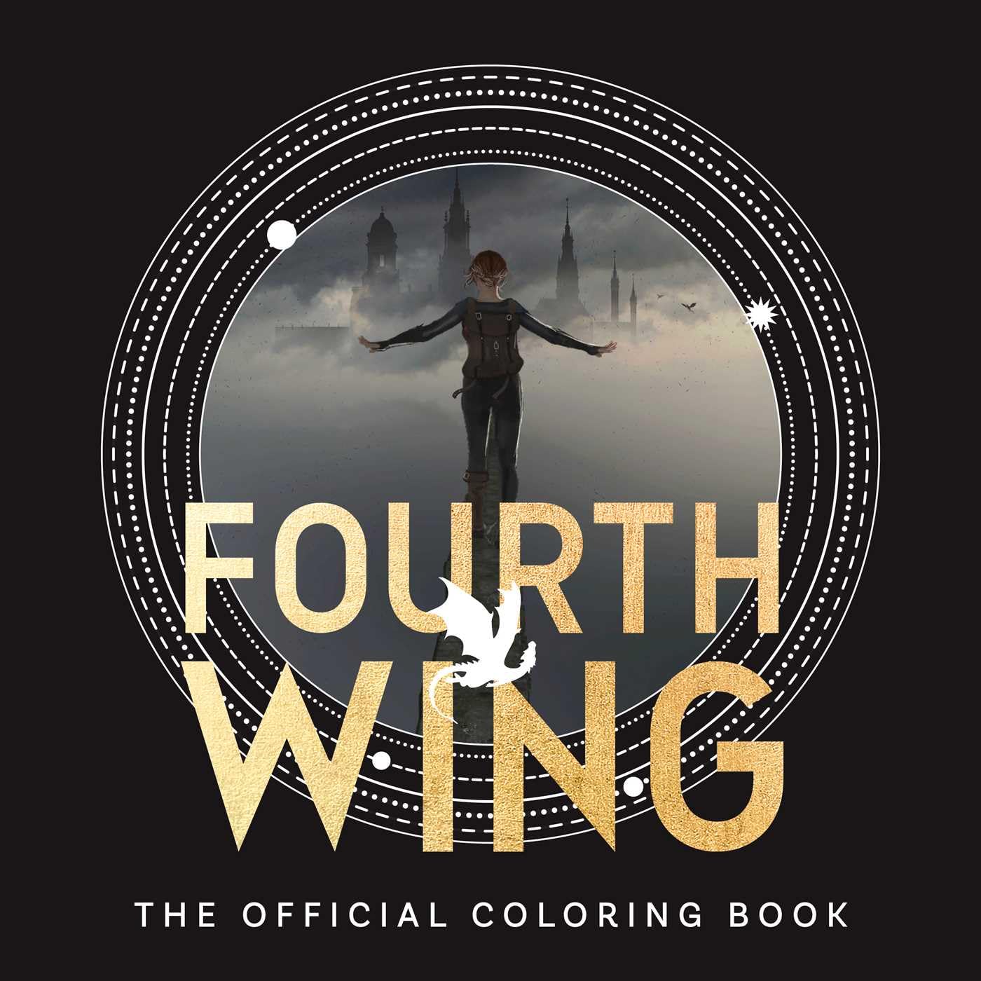 Fourth Wing: The Official Coloring Book - by Entangled (Paperback)