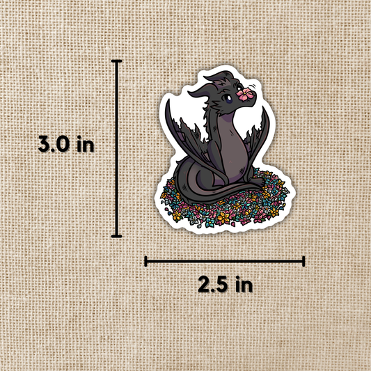Abraxos in the Flowers - Throne of Glass Inspired (Vinyl Sticker)