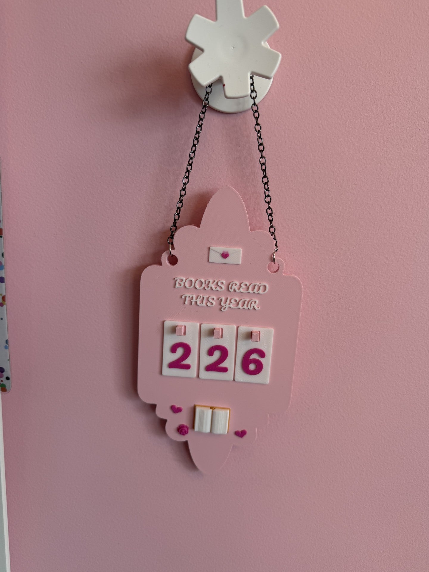 Hanging Themed Book Counter
