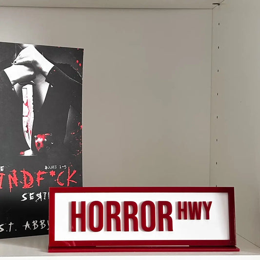 Horror Hwy Acrylic Street Sign