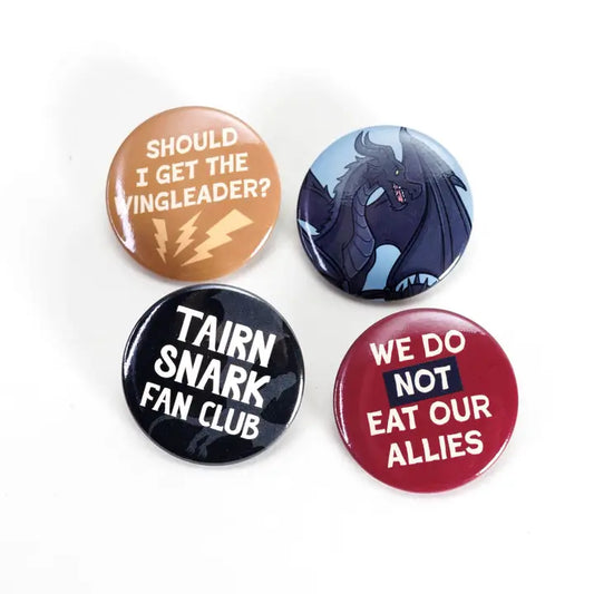 Tairn Button Pin Set | Fourth Wing