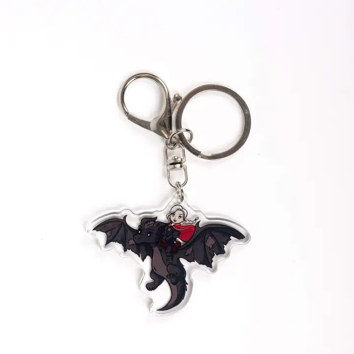 Manon Riding Abraxos Keychain | Throne of Glass