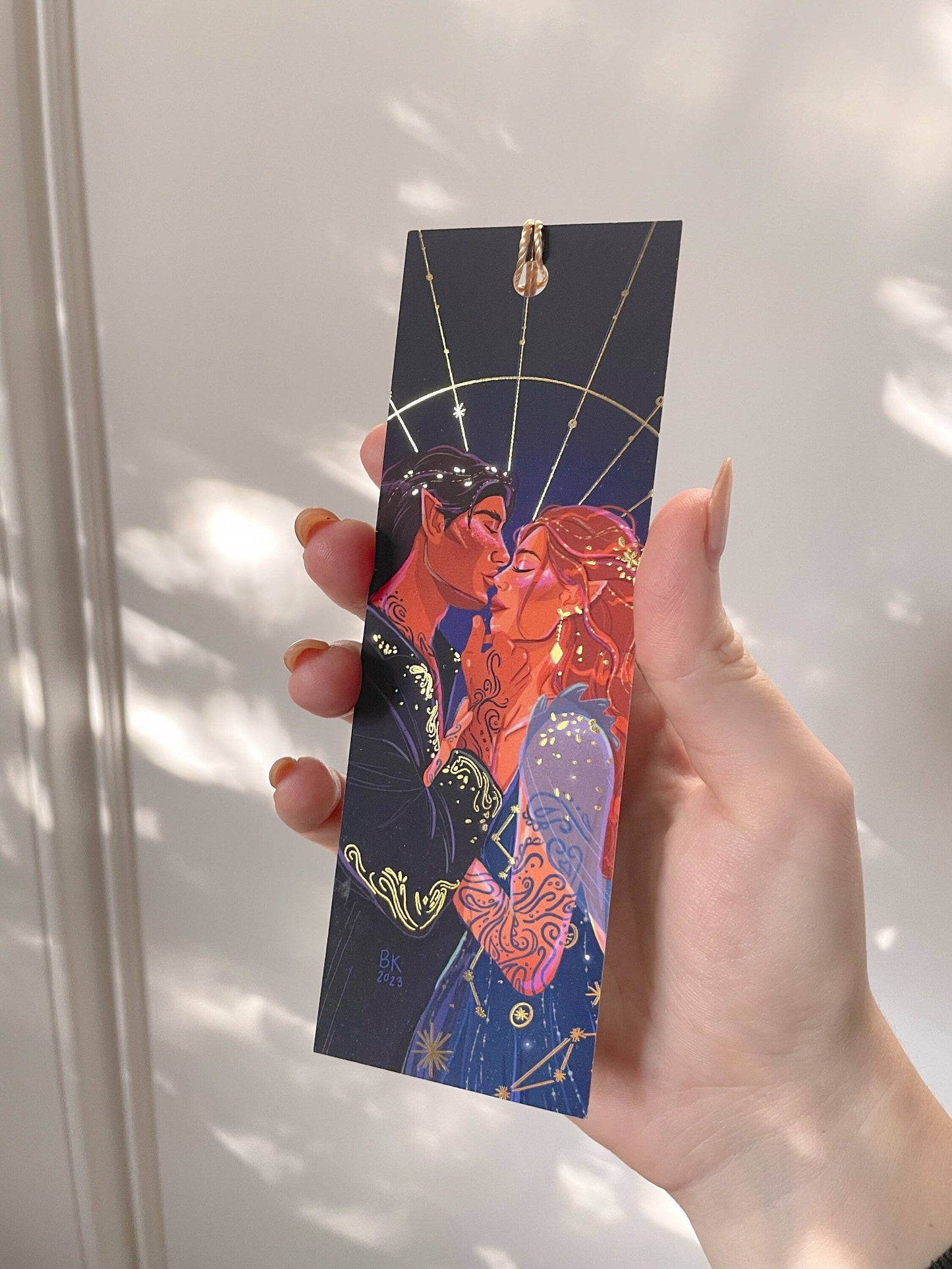 Feyre & Rhys - Gold Foil (Bookmark)