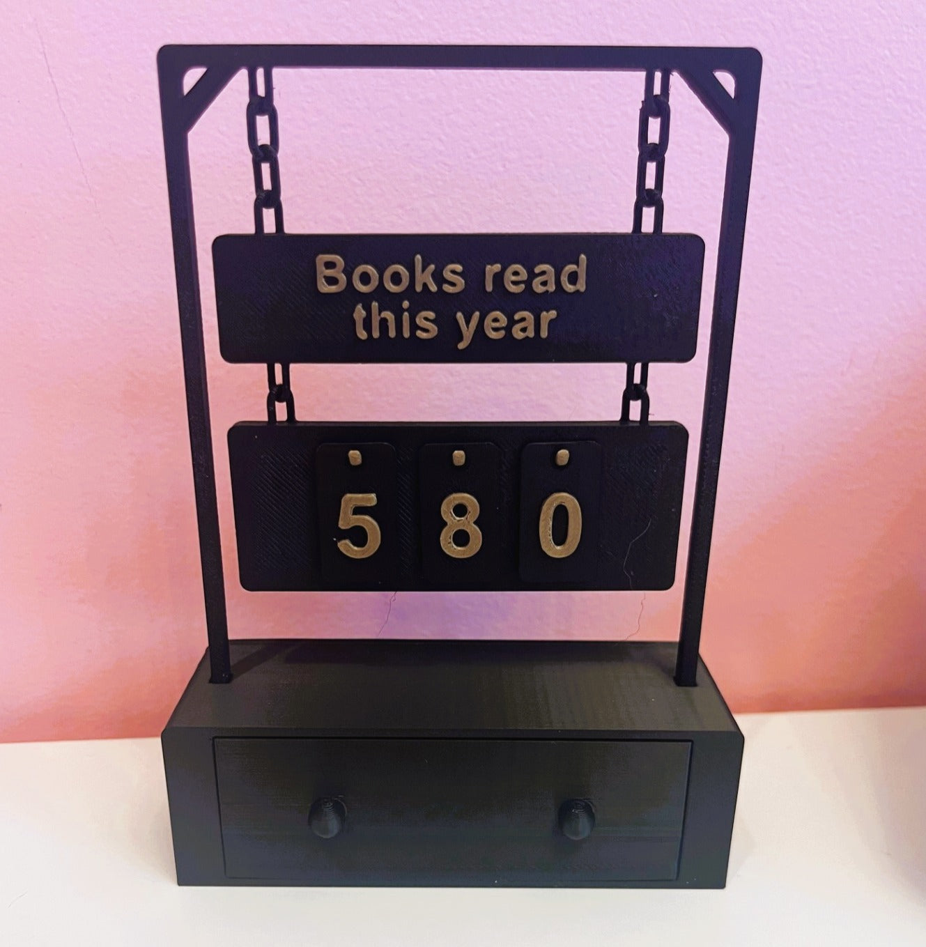 Book Counter with Drawer