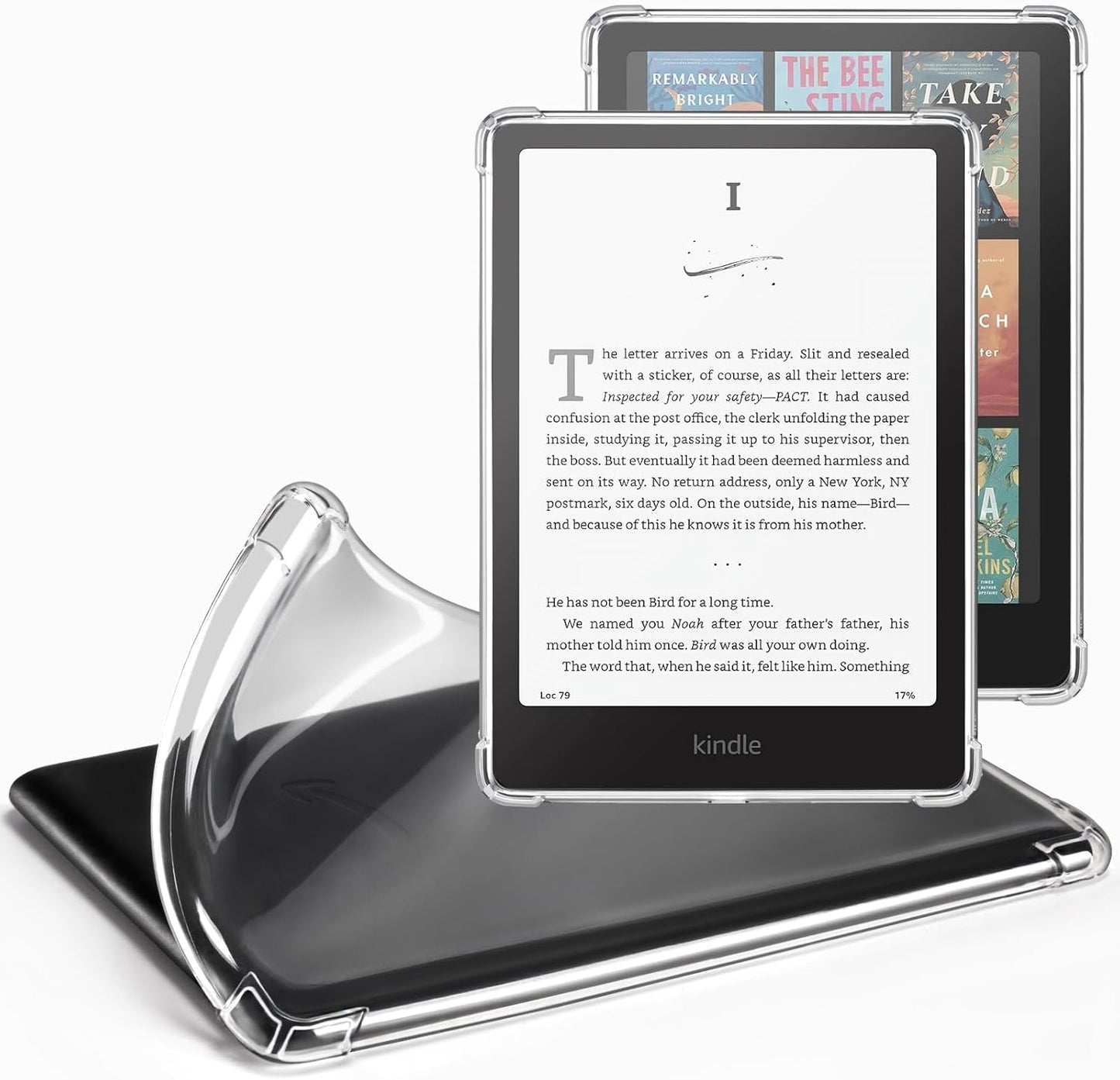 Transparent E-reader case - Fits Kindle 11th Gen Paperwhite