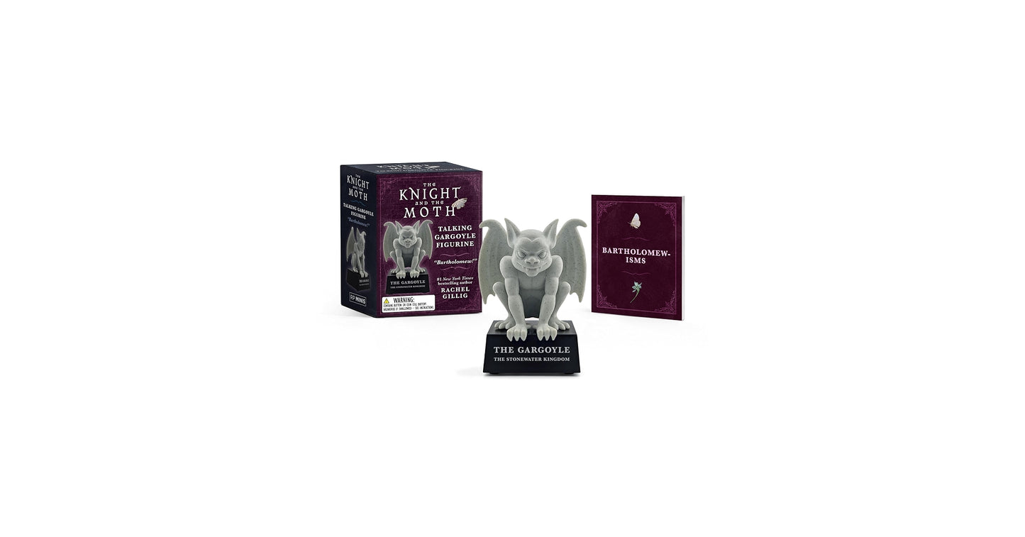 [Pre-Order] Knight and the Moth Talking Gargoyle Figurine: "Bartholomew!" (From the Stonewater Kingdom Duology by Rachel Gillig)