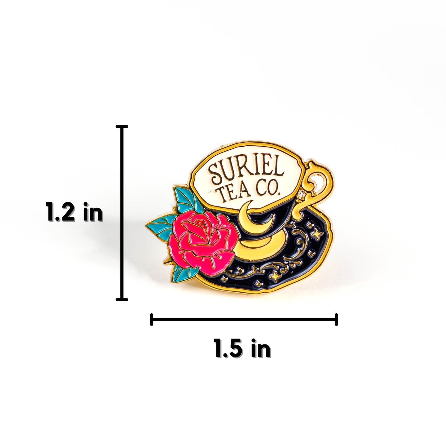 Suriel Tea Company - Inspired by ACOTAR (Enamel Pin)