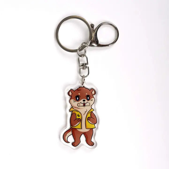 Messenger Otter Keychain | Crescent City