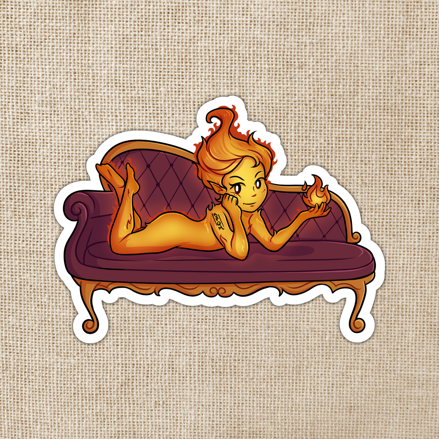 Lehabah on Divan - Crescent City (Vinyl Sticker)