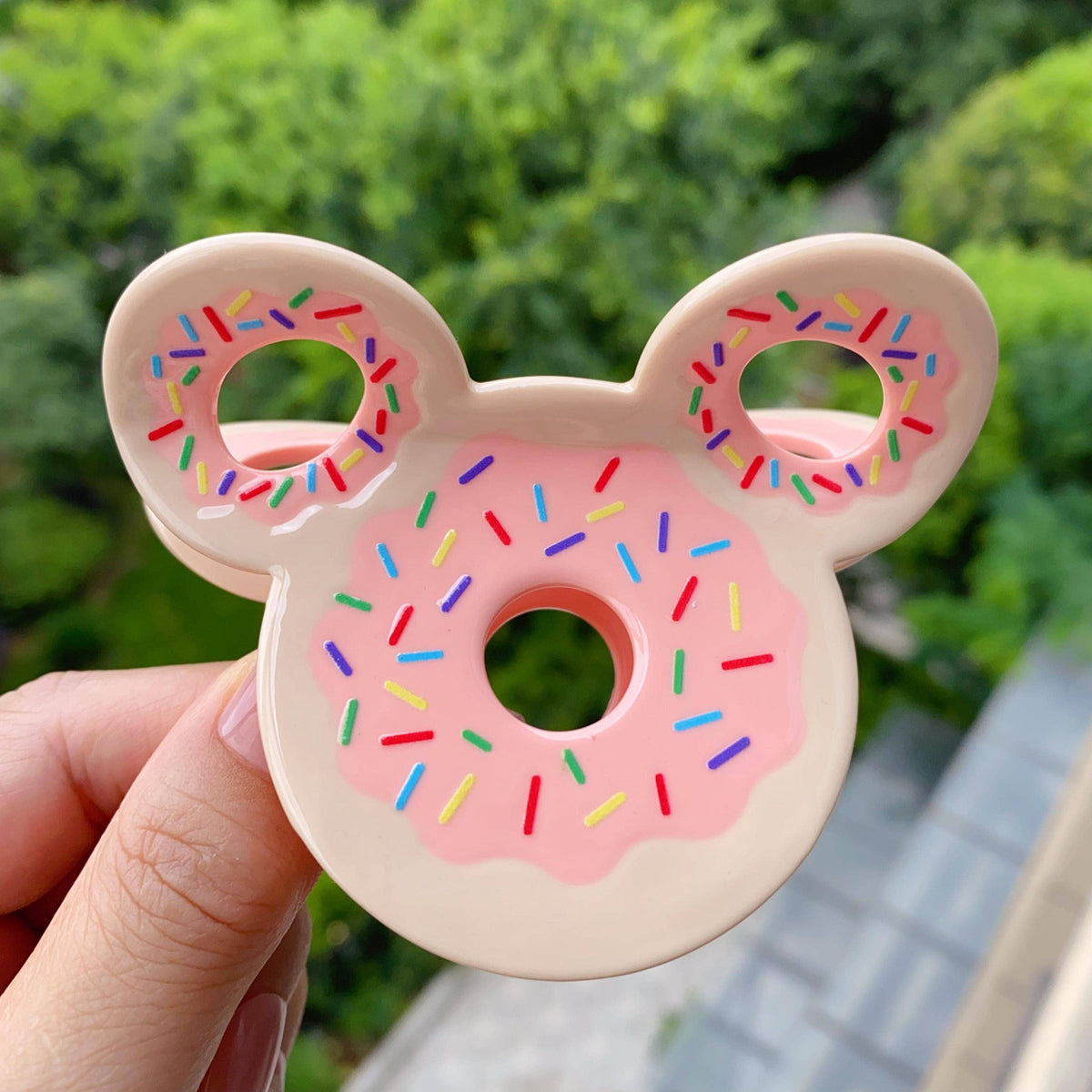 Bakery Croissant Acetate Hair Claw Clip