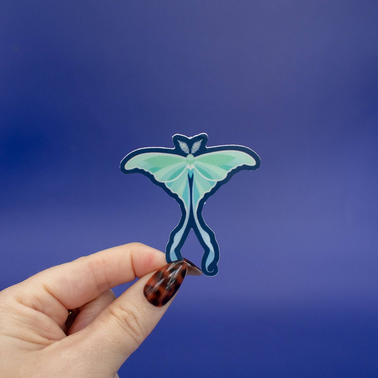 Luna Moth (Vinyl Sticker)
