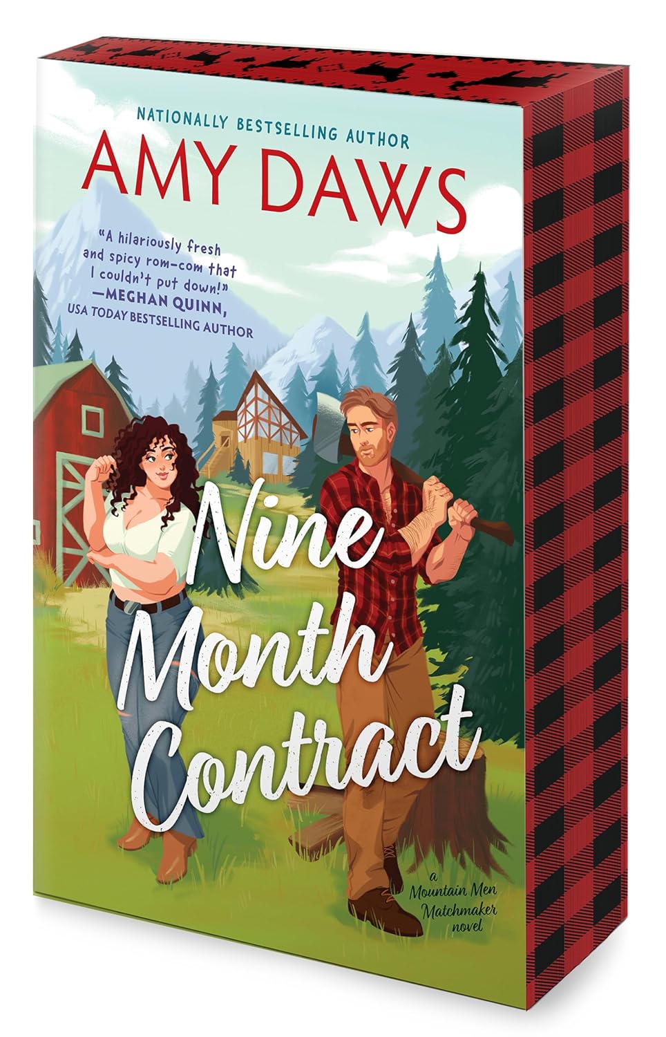 Nine Month Contract (Mountain Men Matchmaker #1) by Amy Daws (Paperback)