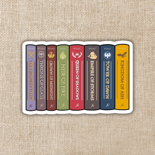 Throne of Glass Book Series (Vinyl Sticker)