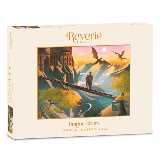 Dragon Riders Jigsaw Puzzle (1000 Pieces) - Officially Licensed || Fourth Wing by Reverie Puzzles