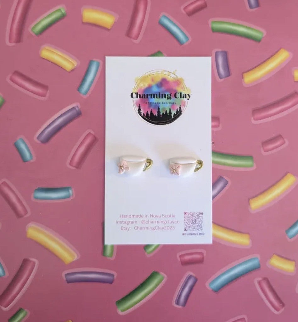 Polymer Clay Earrings - Charming Clay Co.