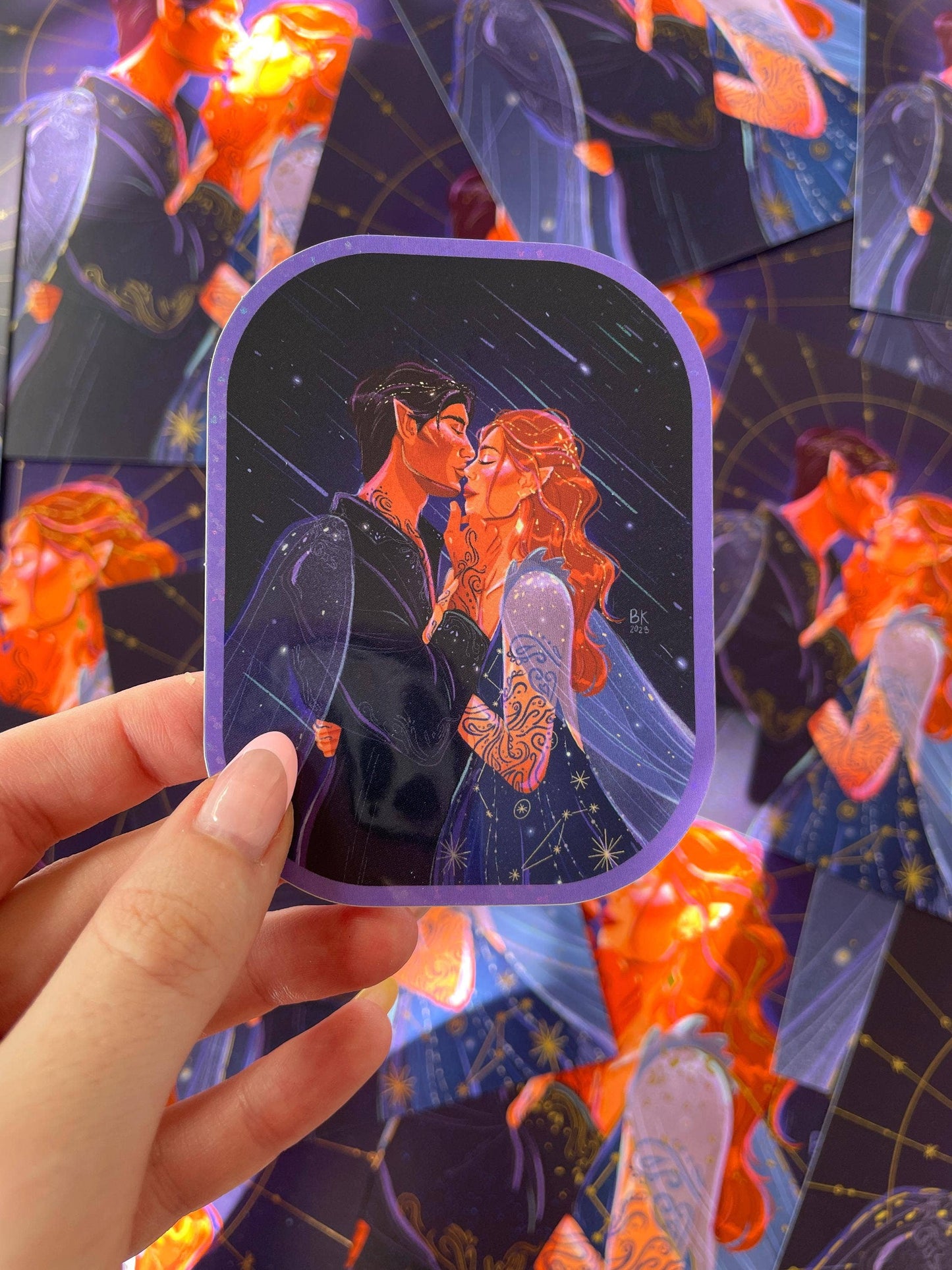 Feysand - Rhysand and Feyre (Glossy Vinyl Sticker)