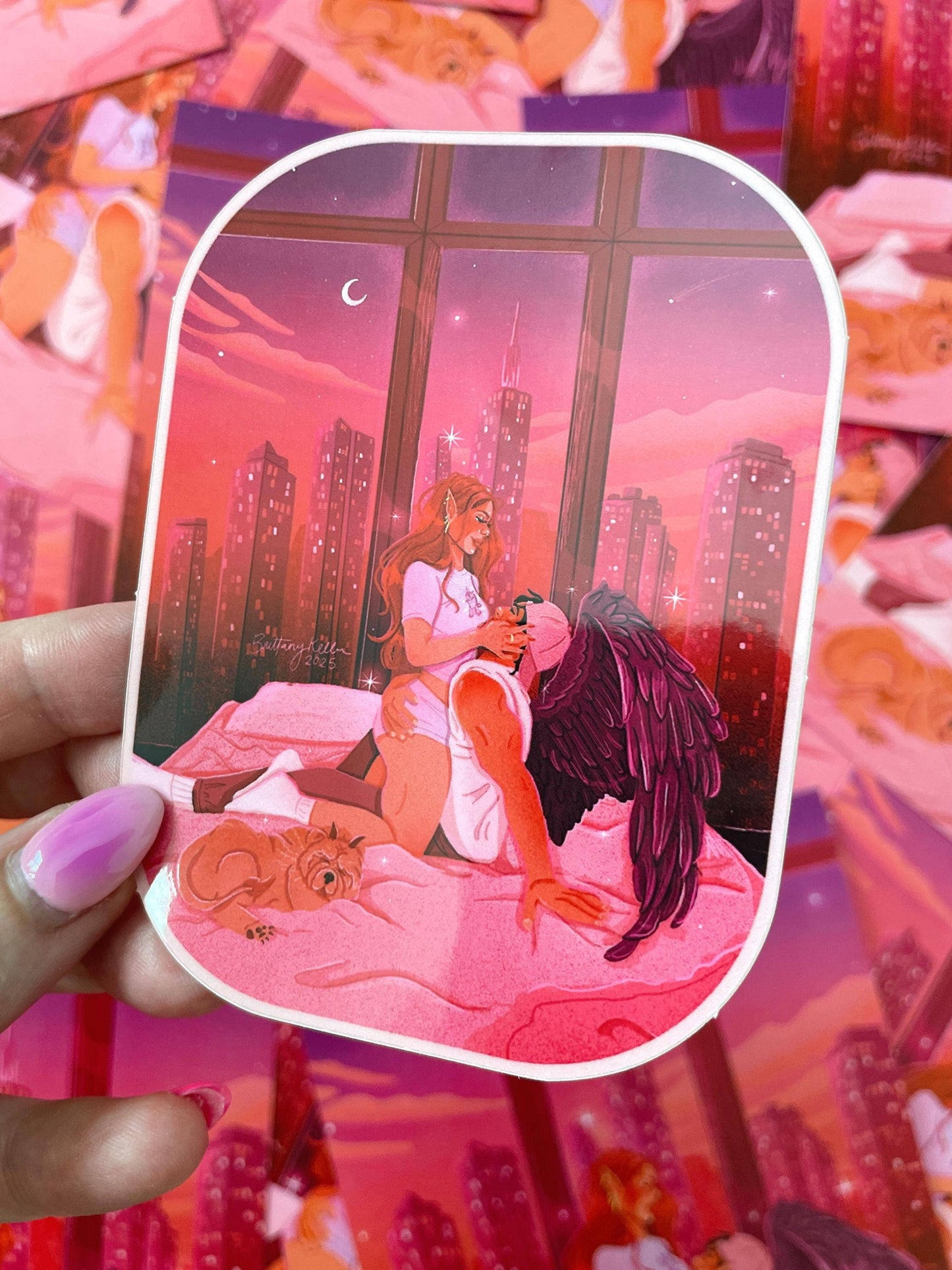 Cresent City - Bryce & Hunt (Glossy Vinyl Sticker)