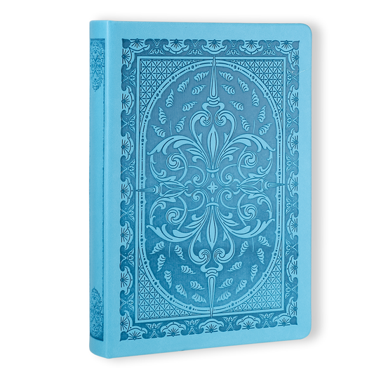 Victoria's Journals Antique Style Journal (Hard Cover) (Aqua Blue)