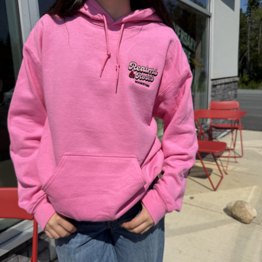 Realms and Roses Embroidered Hoodie (Pink)