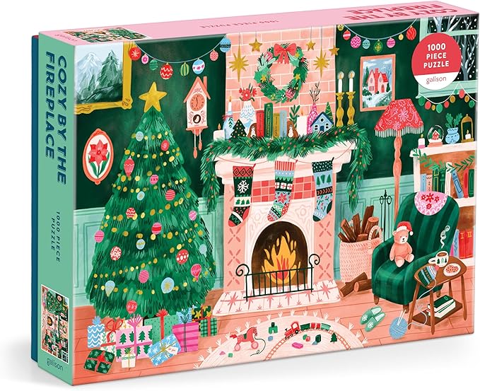 Cozy by the Fireplace – 1000 Piece Puzzle (Galison)