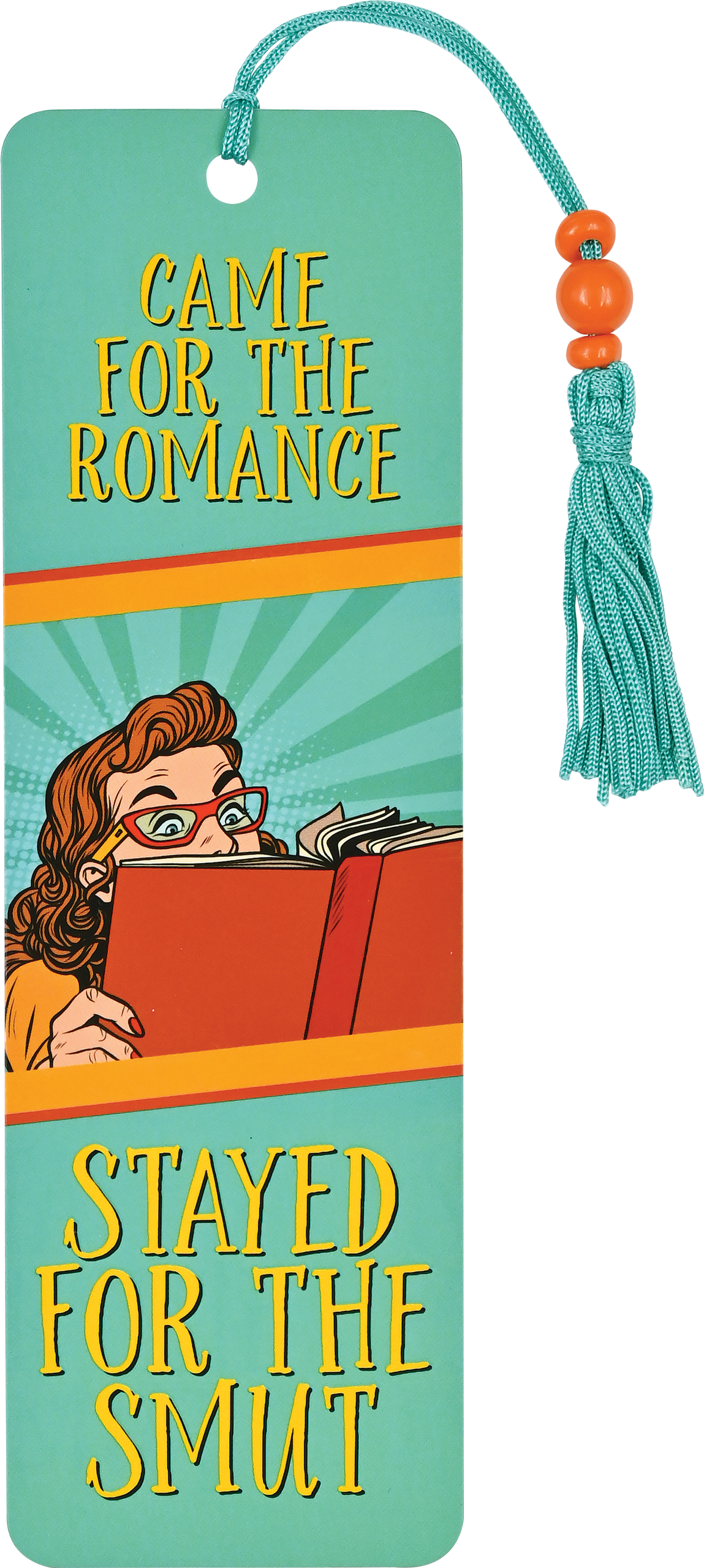 Came For the Romance Beaded Bookmark