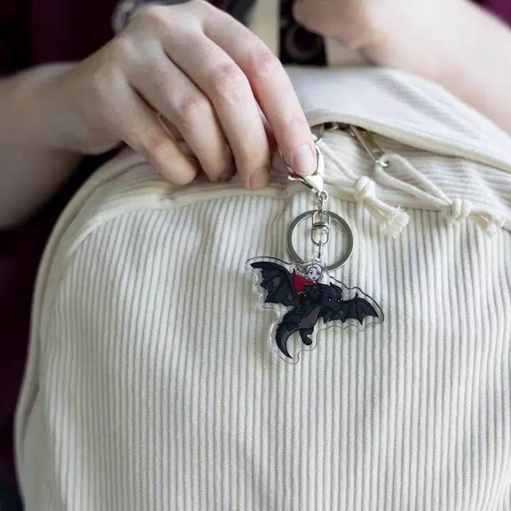 Manon Riding Abraxos Keychain | Throne of Glass
