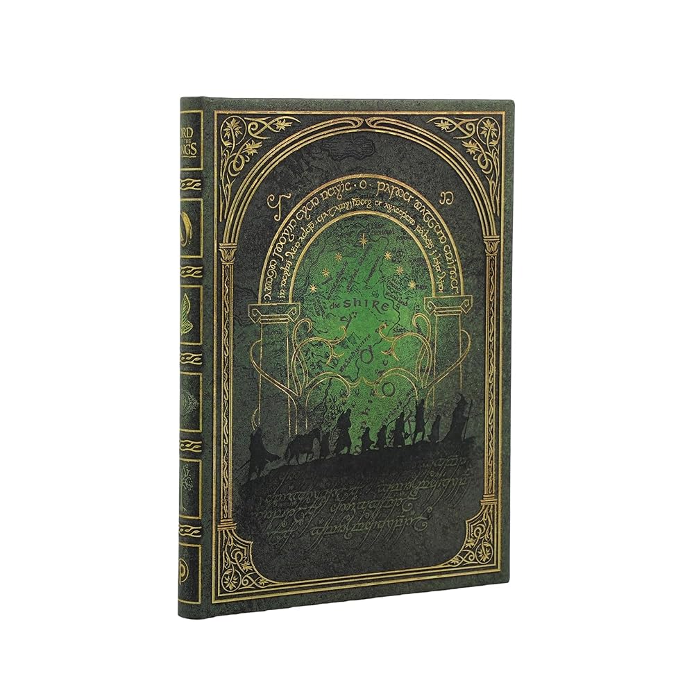 Power of Fellowship Journal Midi Custom Lined Hardcover, 144pg, 120GSM by Paperblanks (The Lord of the Rings Collection) cover image