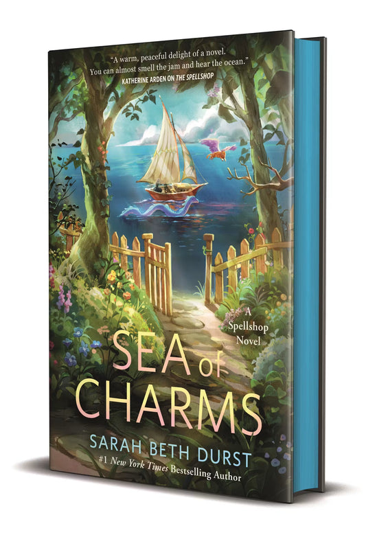 Sea of Charms by Sarah Beth Durst (The Spellshop #3) (Deluxe Edition - Hardcover)