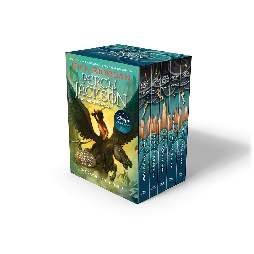 Percy Jackson and the Olympians 5 Book Paperback Boxed Set (w/poster) cover image