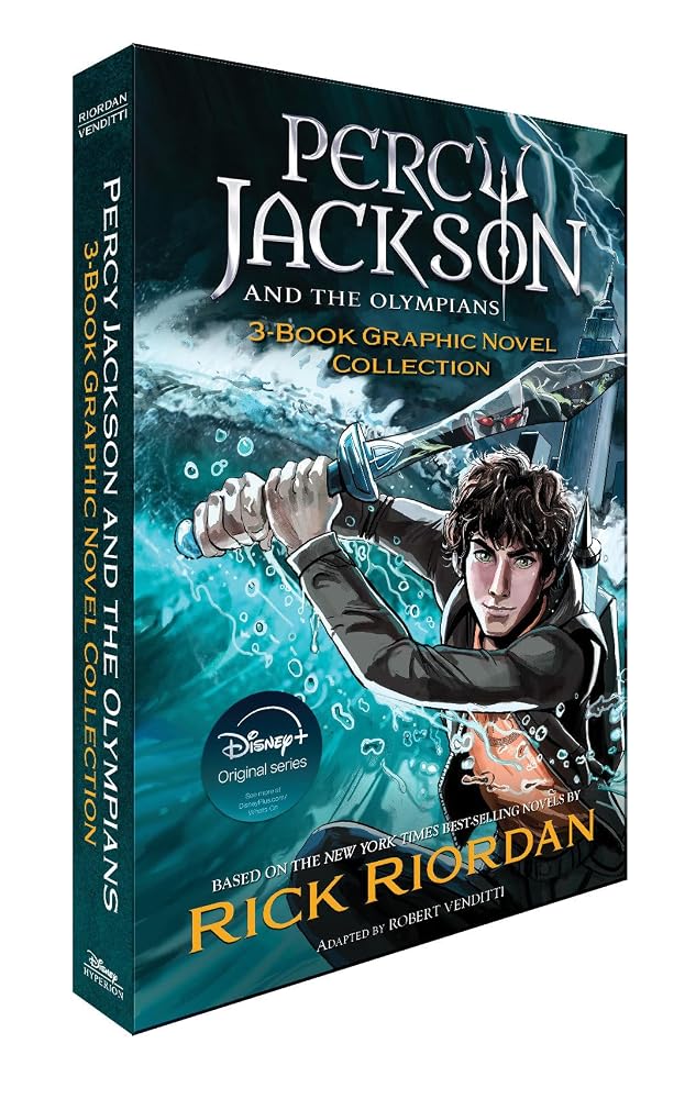 Percy Jackson 3-Book Graphic Novel Collection (Percy Jackson & the Olympians) cover image