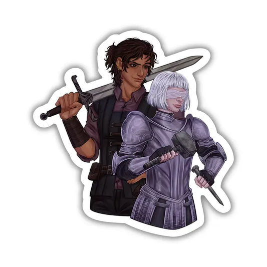 Sybil and Rory Vinyl Sticker