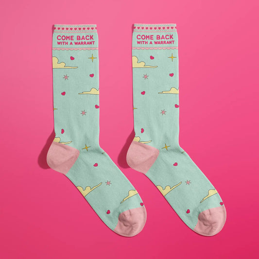 Come Back with a Warrant (Socks)