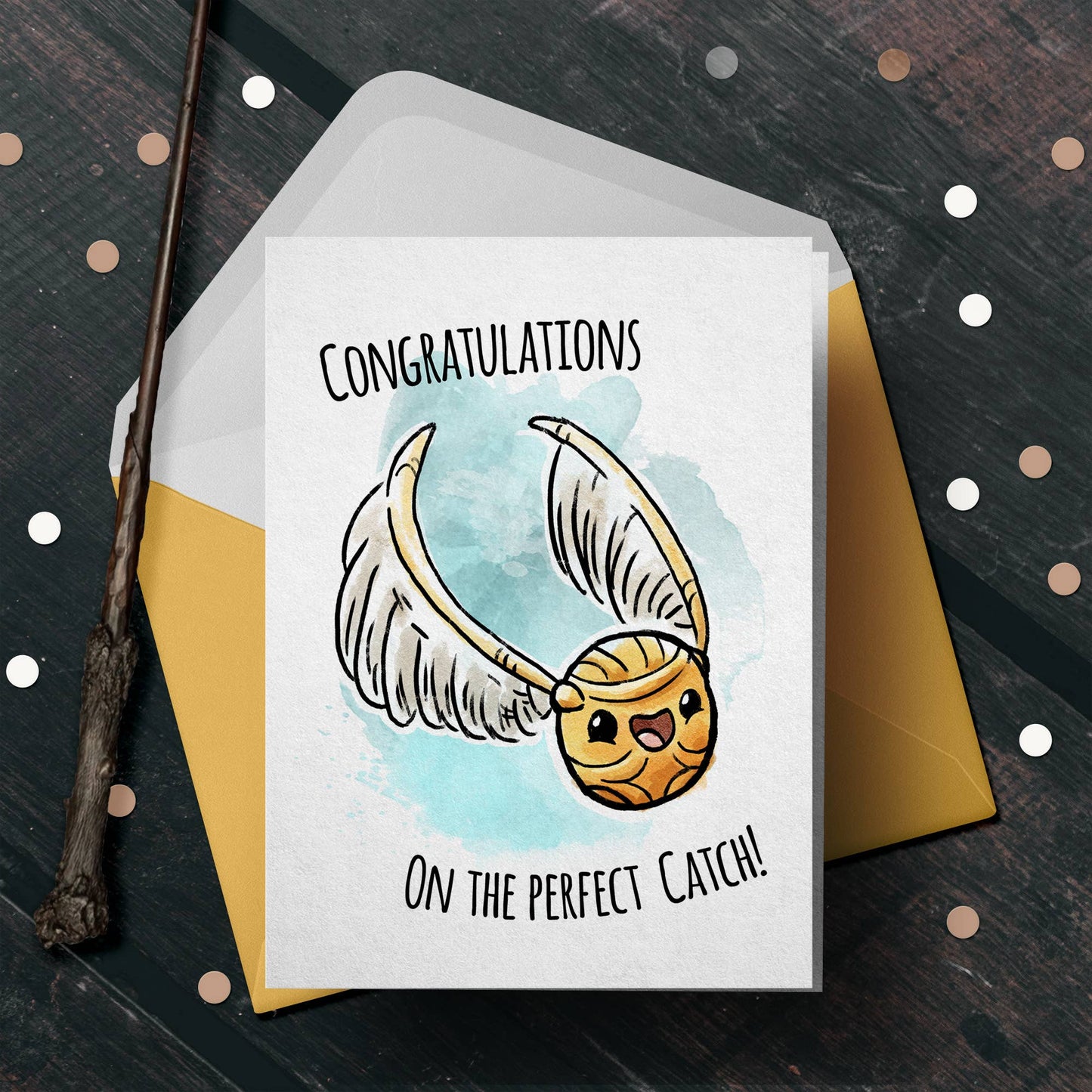 Congratulations on the Perfect Catch (Card)