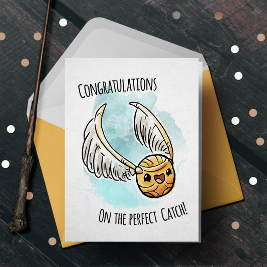 Congratulations on the Perfect Catch (Card)