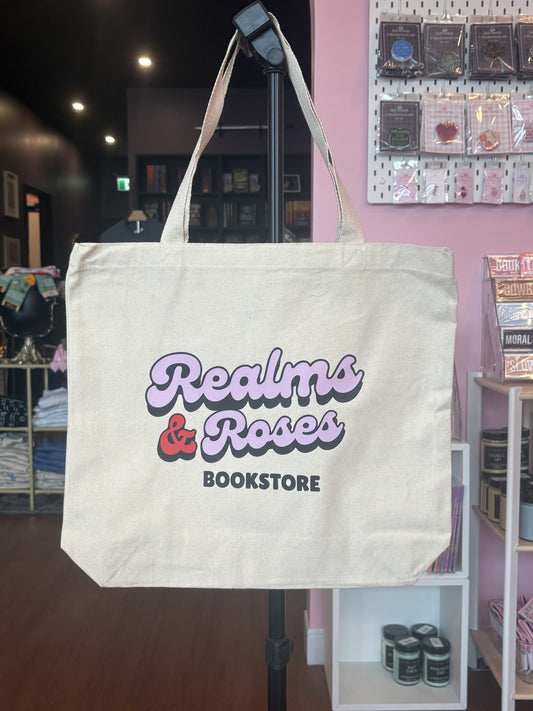 Realms and Roses Branded Tote Bag