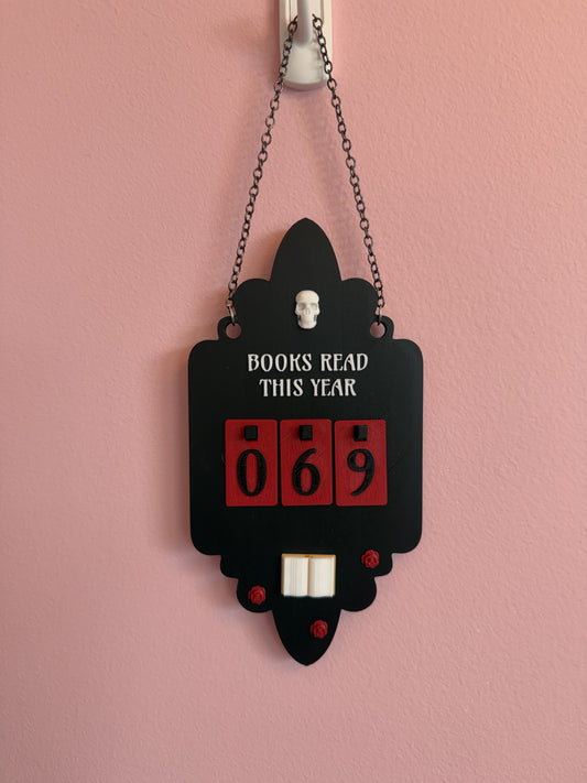 Hanging Themed Book Counter