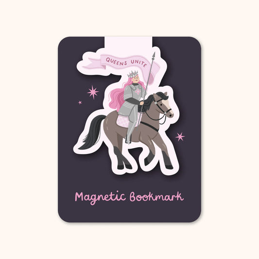 Whimsical Queens Unite Magnetic Bookmark