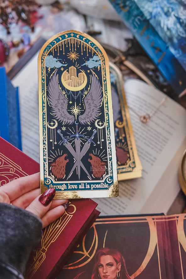 Enchanted Oddities Oversized Bookmark - Through Love All is Possible - Crescent City (Officially Licensed)