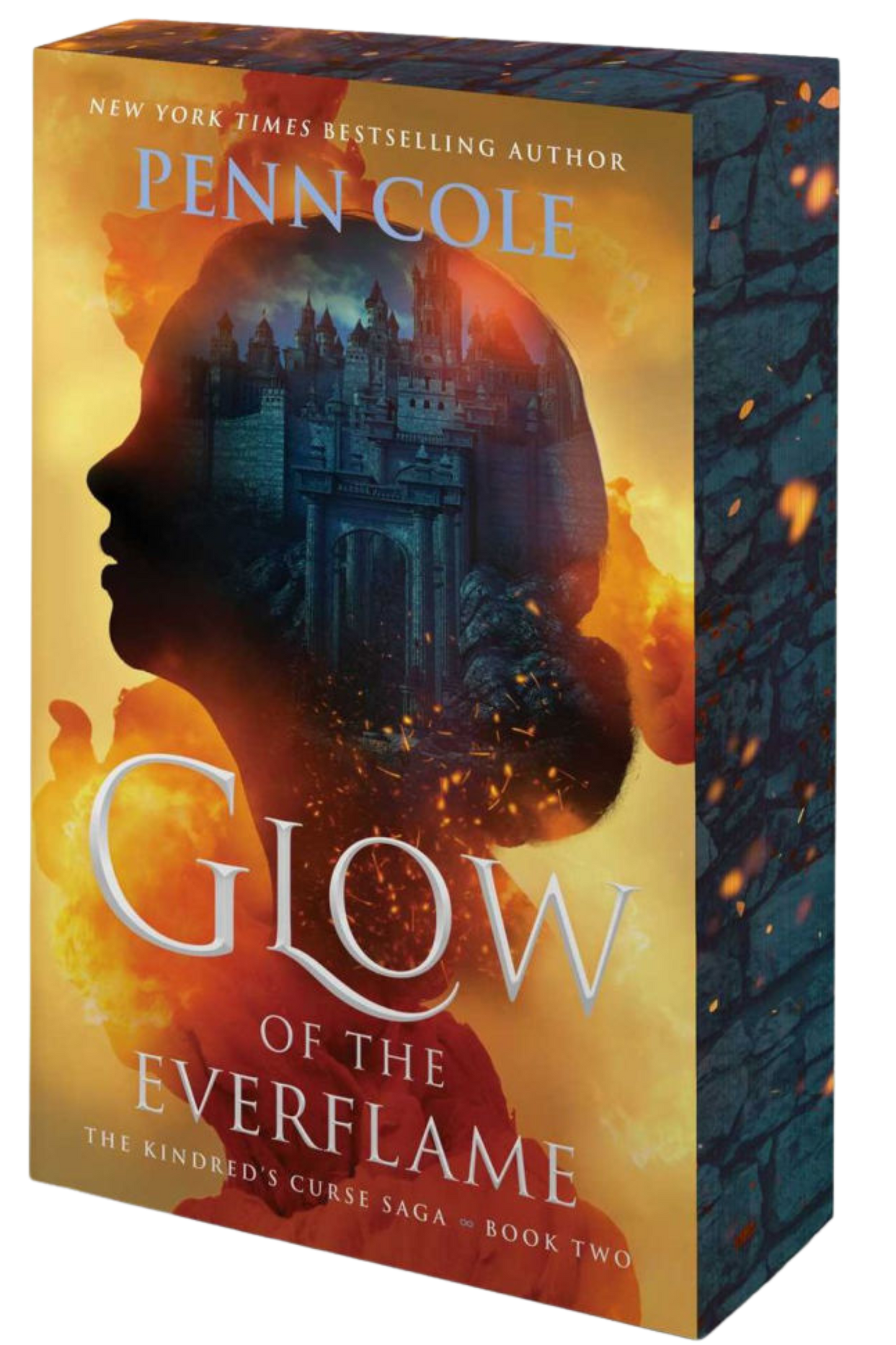 Glow of the Everflame (The Kindred's Curse #2) by Penn Cole (Paperback)