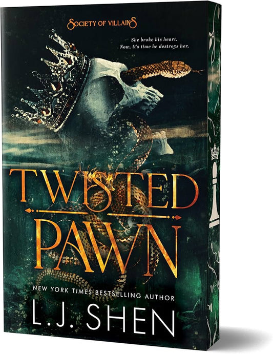 Twisted Pawn (Society of Villains #2) by L. J. Shen (Deluxe Edition) (Paperback)