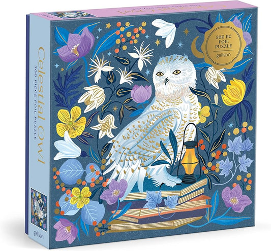 Celestial Owl - 500 piece foil puzzle (Galison)