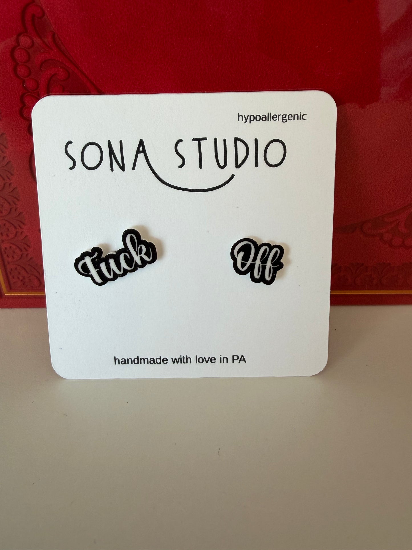Sona Studio Earrings (Hypoallergenic)