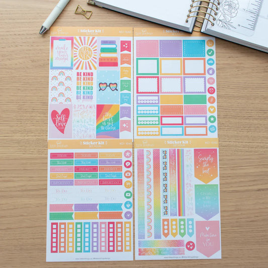 Vertical Sticker Kit for Planner